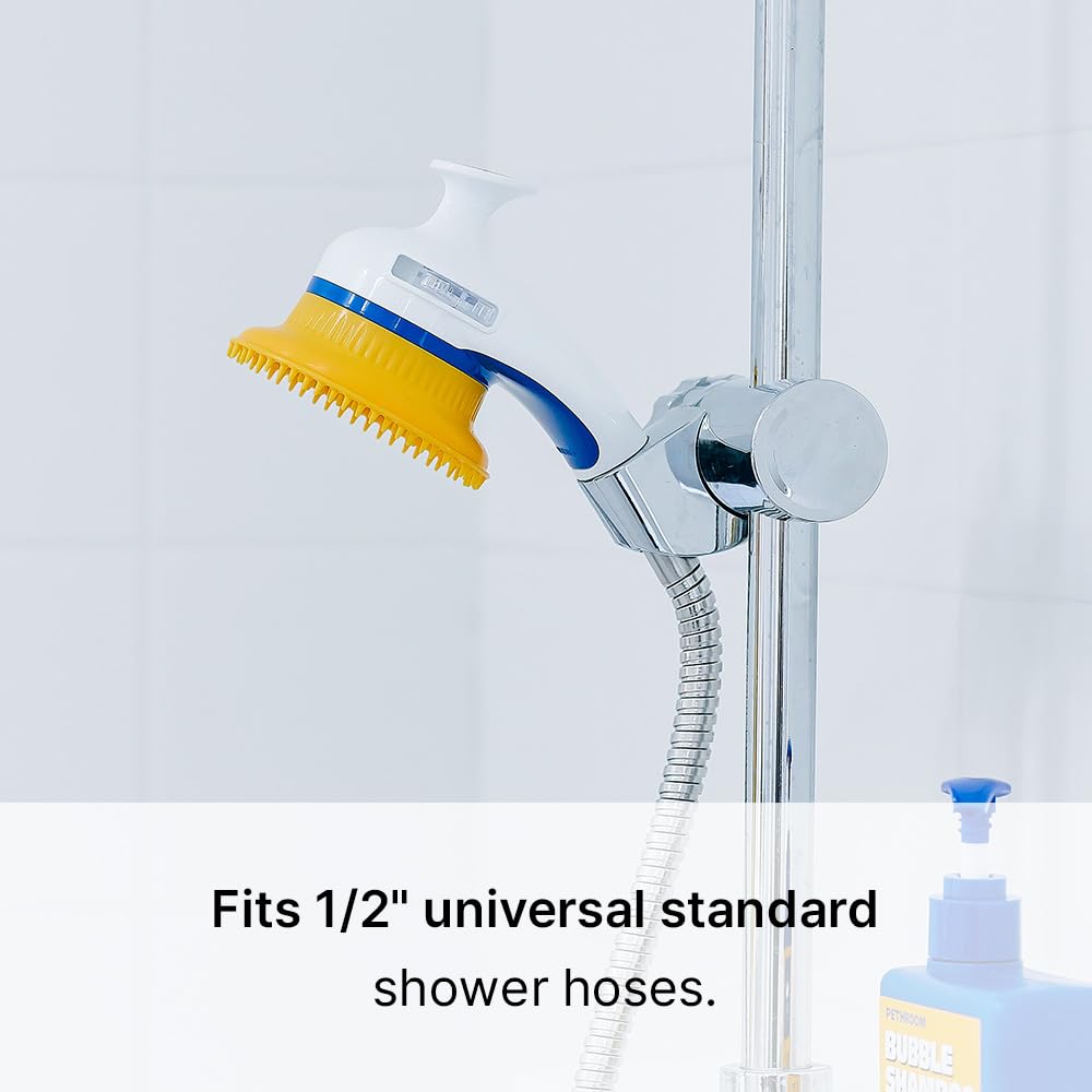 Relaxing Grooming Brush Scrubber Shower Wash Head