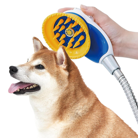 Relaxing Grooming Brush Scrubber Shower Wash Head