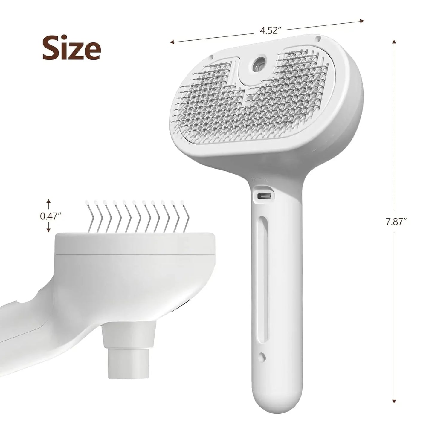L&W BROS Brush With Steam Spray