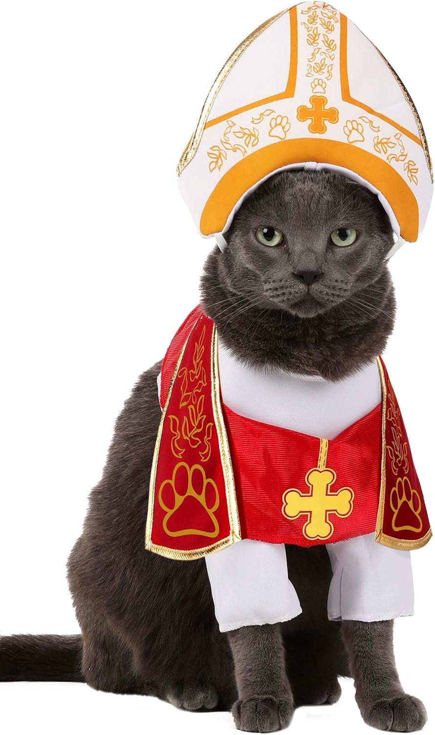 Costumes Dog Pope Outfit