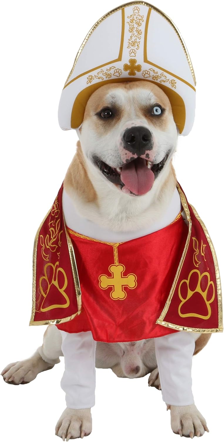Costumes Dog Pope Outfit