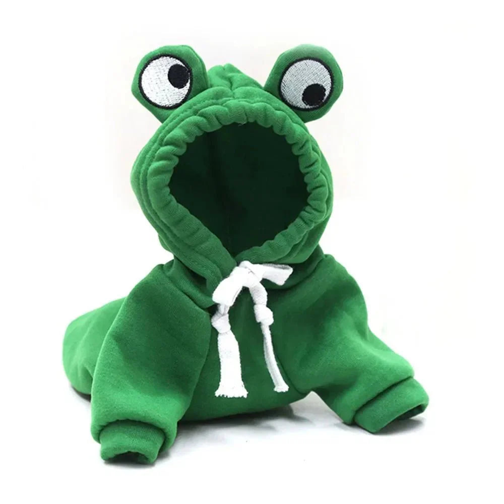 Frog Hoodie Fleece Sweater