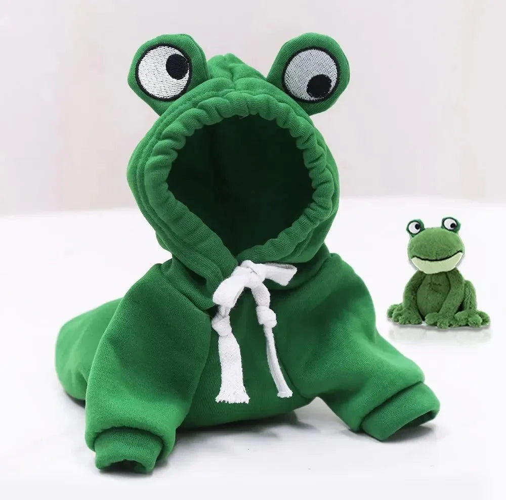 Frog Hoodie Fleece Sweater