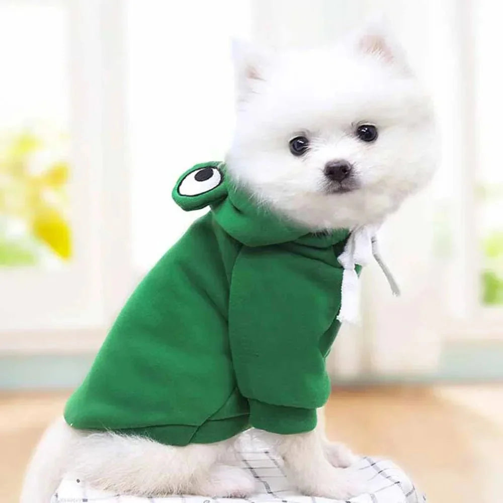 Frog Hoodie Fleece Sweater
