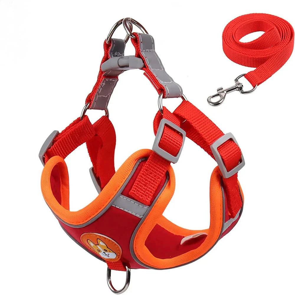 Reflective Dog Harness – Comfortable Nylon Harness for Walking