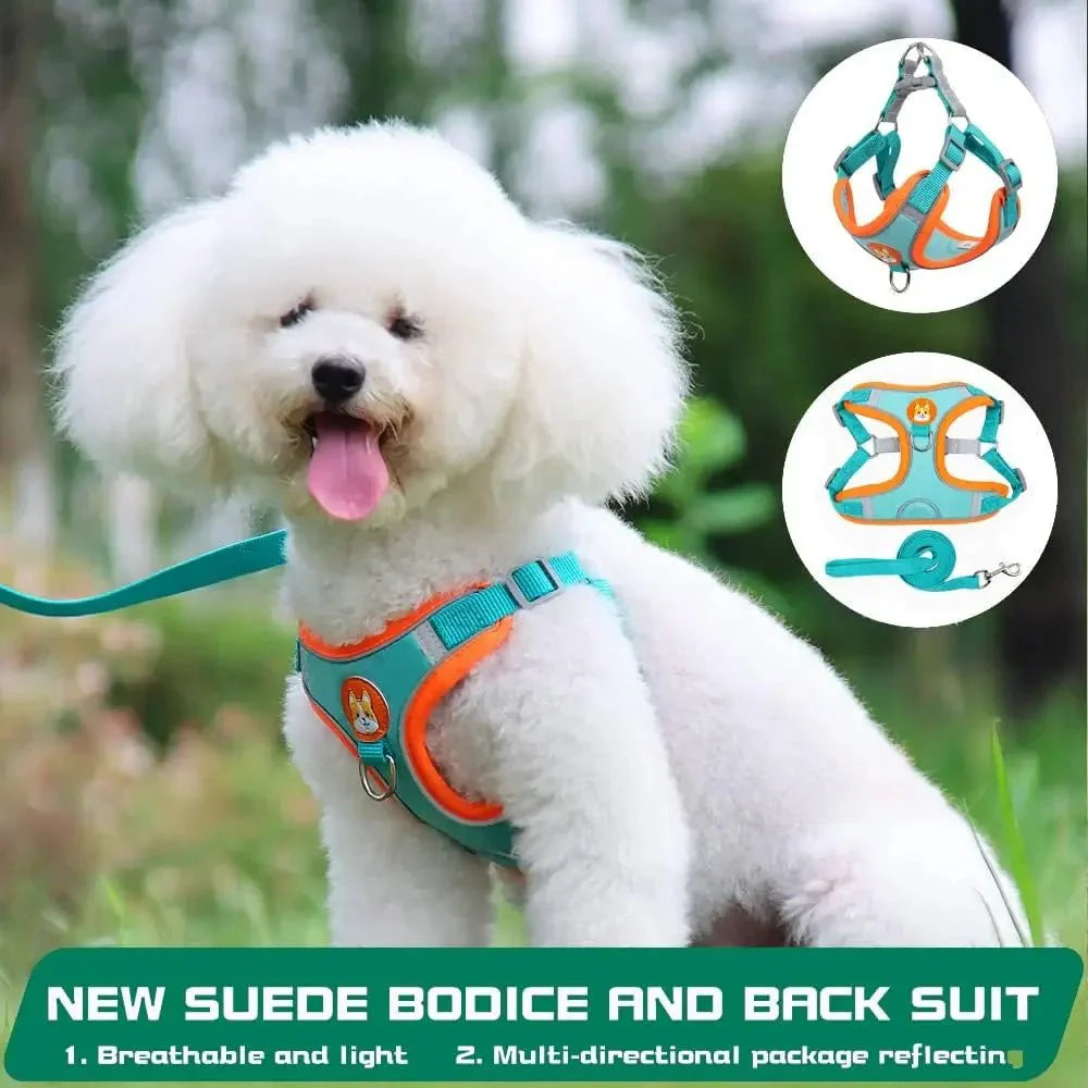 Reflective Dog Harness – Comfortable Nylon Harness for Walking