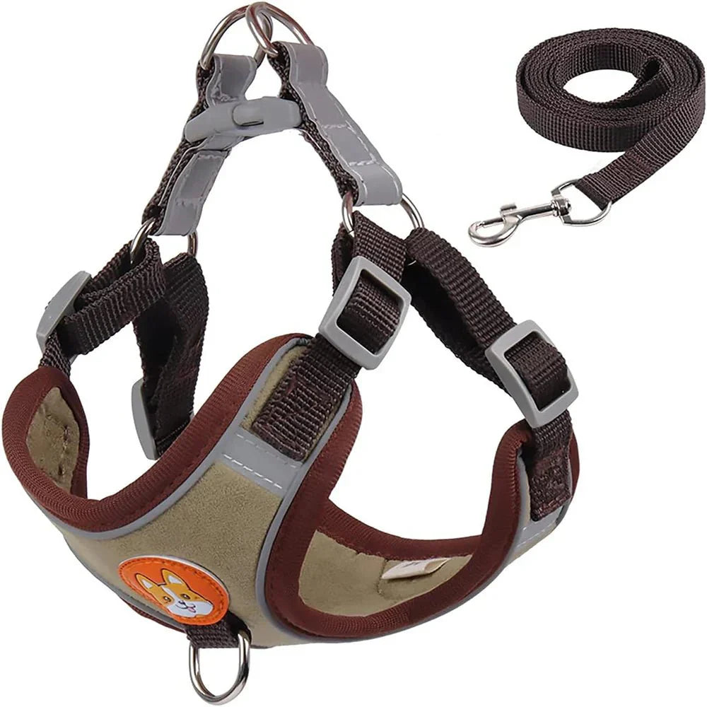 Reflective Dog Harness – Comfortable Nylon Harness for Walking