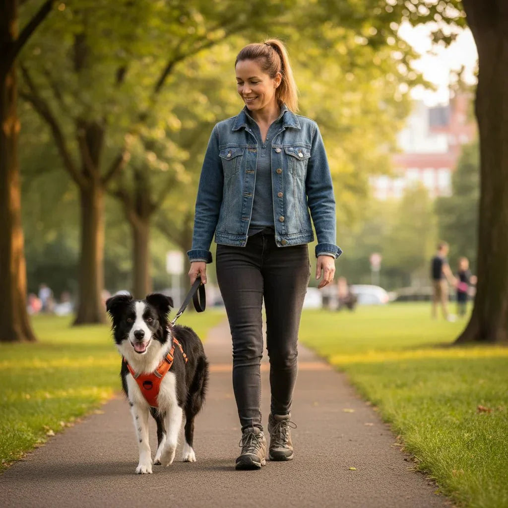 Reflective Dog Harness – Adjustable Nylon Harness for Walking
