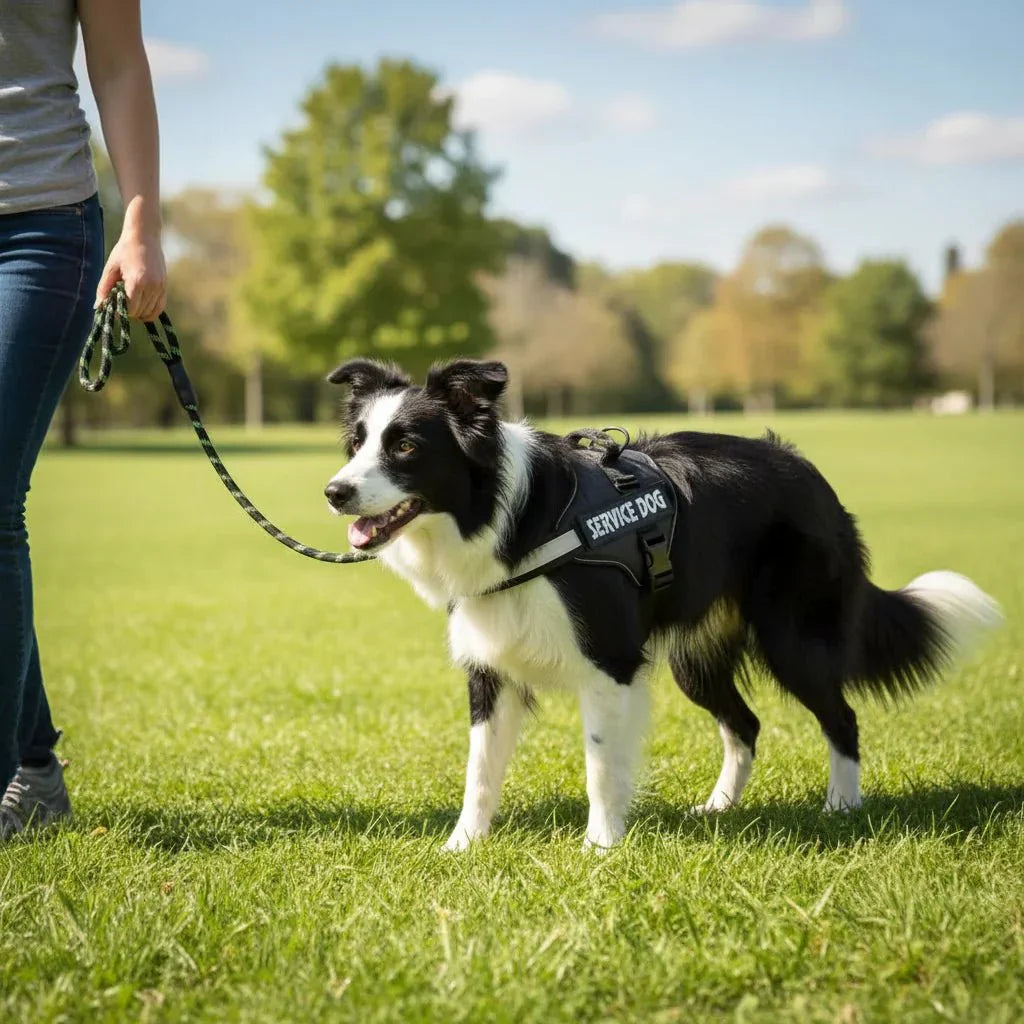 Reflective Adjustable Dog Harness – Strong Polyester for Walking