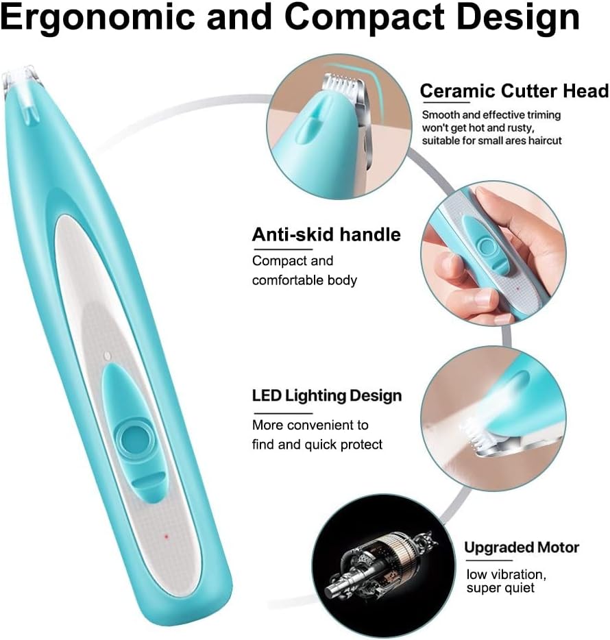 Precision Paw Trimmer with LED Light