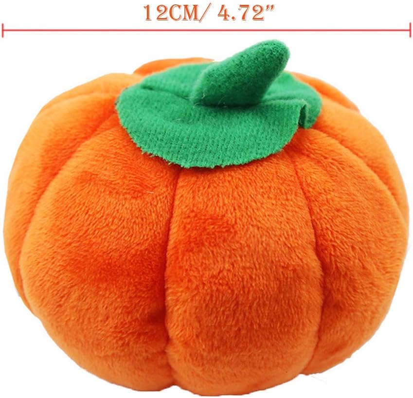 3 Pcs Pumpkin Chew Toys Plush