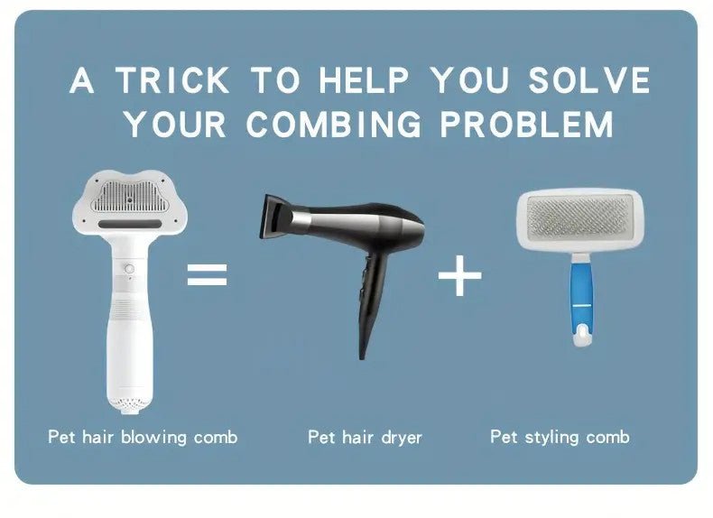 [HOT SALE] 3-in-1 Pet Grooming Hair Dryer