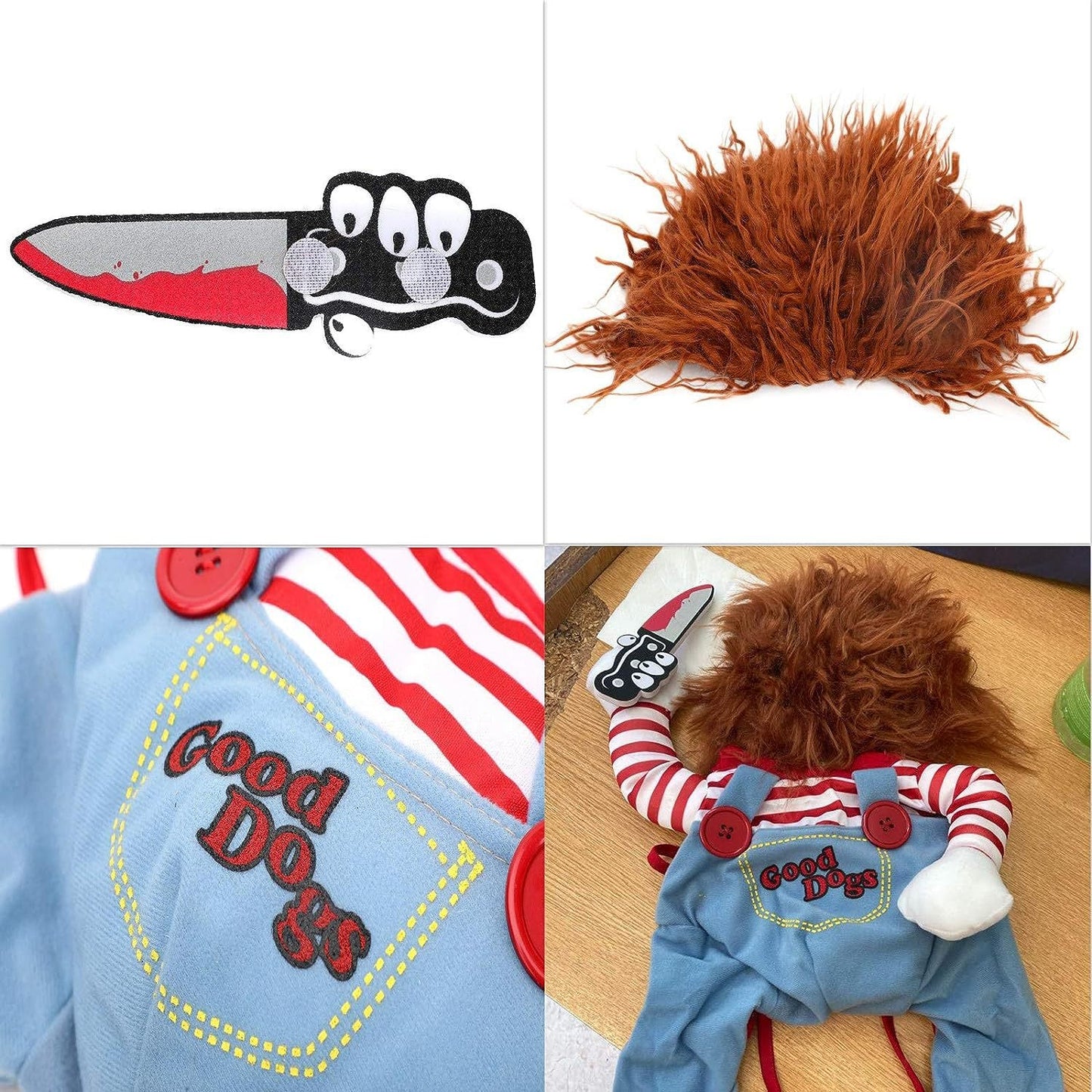 Overalls with Knife Holder costume