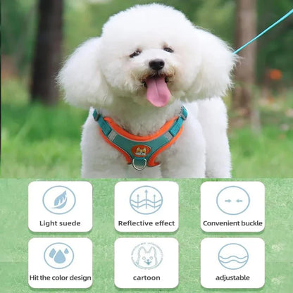Reflective Dog Harness – Comfortable Nylon Harness for Walking