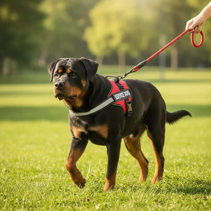 Reflective Adjustable Dog Harness – Strong Polyester for Walking