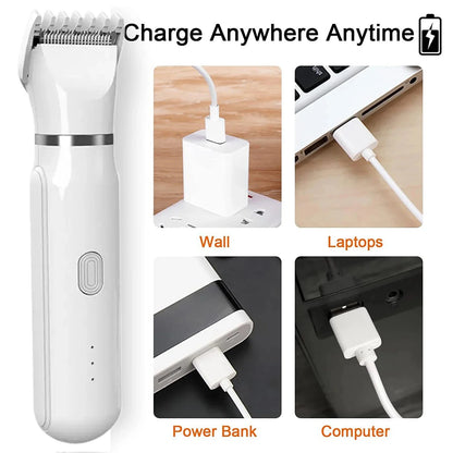 [New] 4 IN 1 Grooming Kit Electric Trimmer Rechargeable Clipper