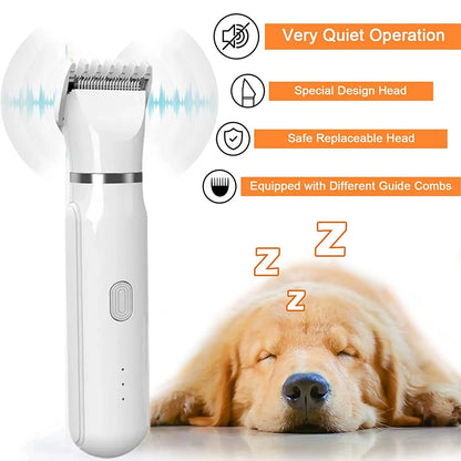 [New] 4 IN 1 Grooming Kit Electric Trimmer Rechargeable Clipper