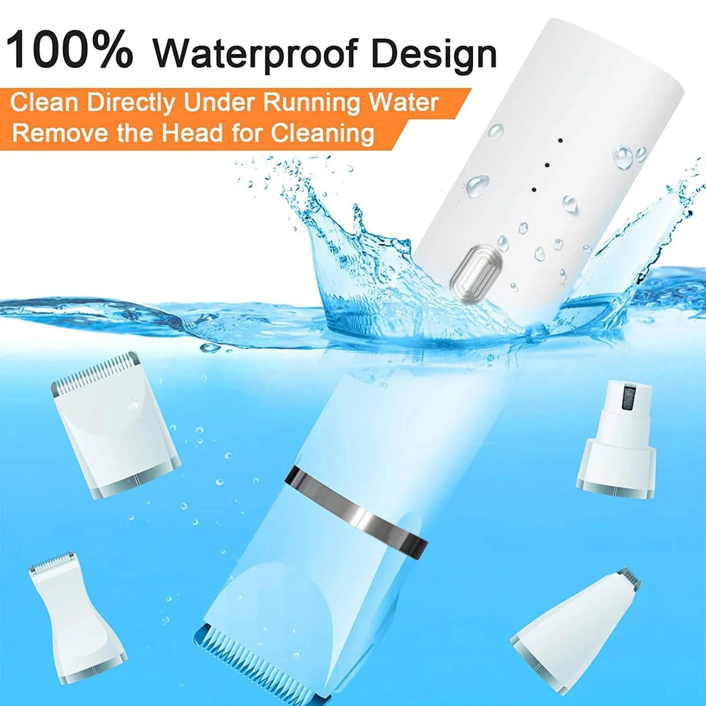 [New] 4 IN 1 Grooming Kit Electric Trimmer Rechargeable Clipper