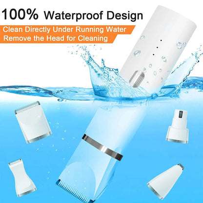 [New] 4 IN 1 Grooming Kit Electric Trimmer Rechargeable Clipper