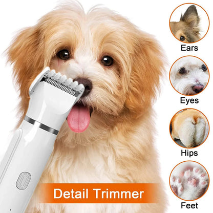 [New] 4 IN 1 Grooming Kit Electric Trimmer Rechargeable Clipper