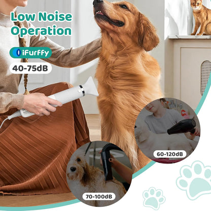 [Best Seller] L&W BROS 5 in 1 Pet Hair Dryer High-powered