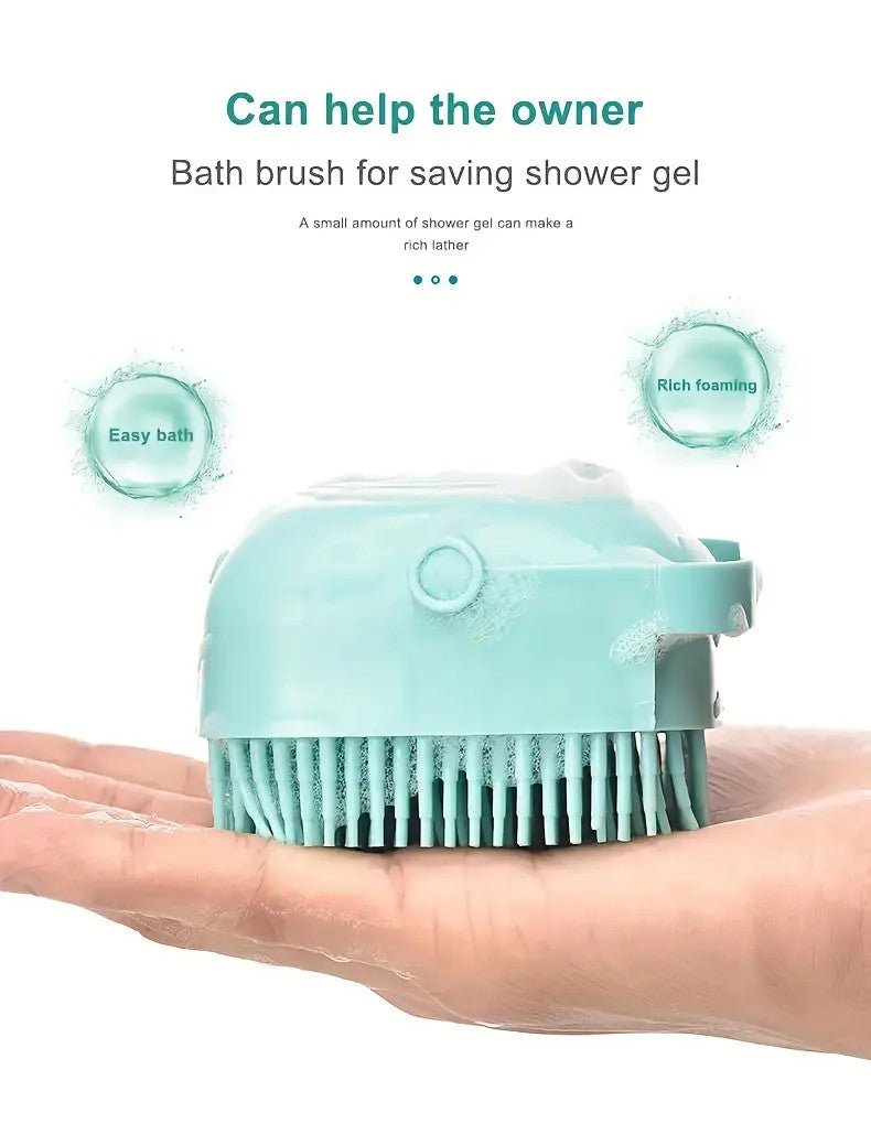 Bath Brush with Shampoo Storage