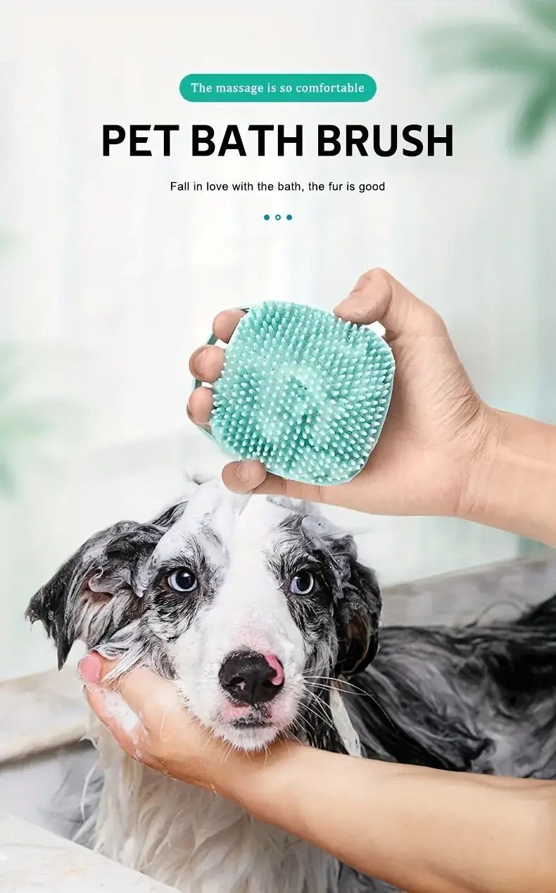 Bath Brush with Shampoo Storage